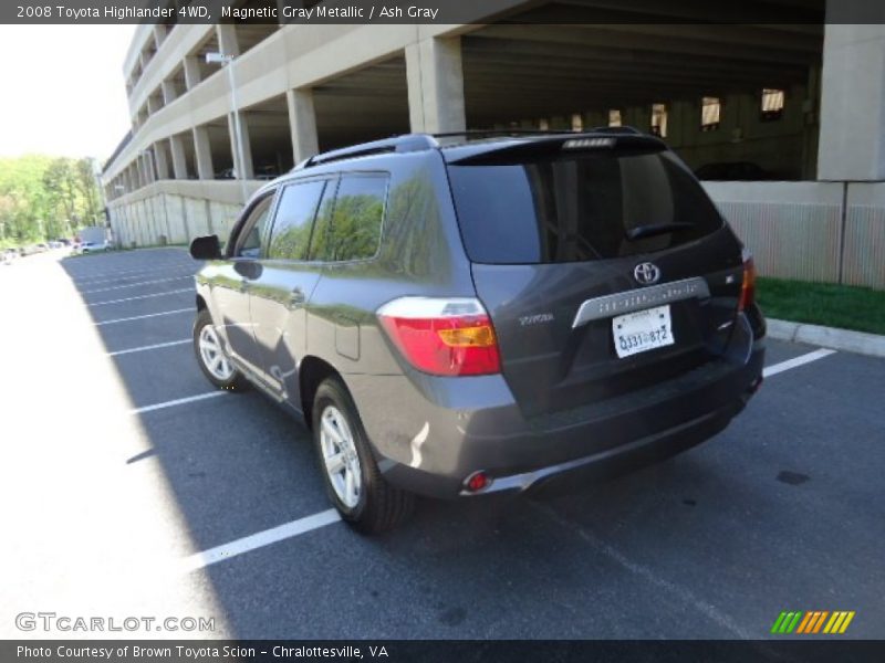 Magnetic Gray Metallic / Ash Gray 2008 Toyota Highlander 4WD