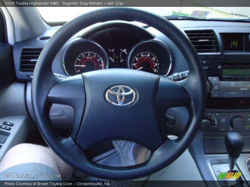 Magnetic Gray Metallic / Ash Gray 2008 Toyota Highlander 4WD