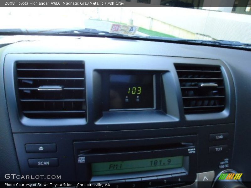 Magnetic Gray Metallic / Ash Gray 2008 Toyota Highlander 4WD