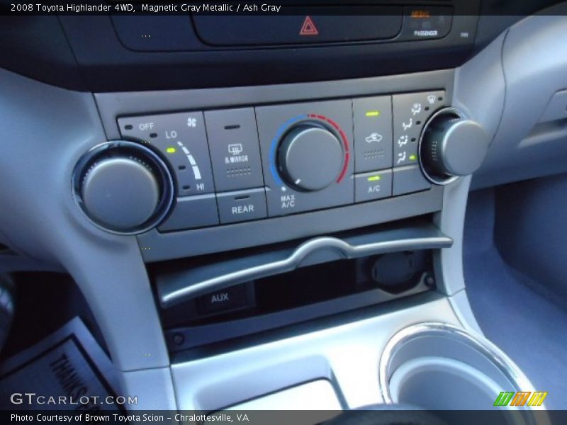Magnetic Gray Metallic / Ash Gray 2008 Toyota Highlander 4WD