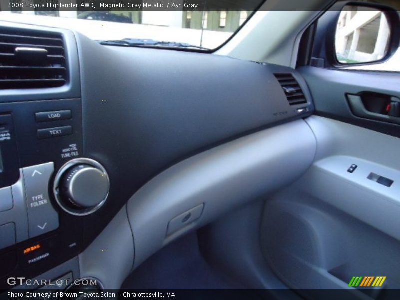 Magnetic Gray Metallic / Ash Gray 2008 Toyota Highlander 4WD