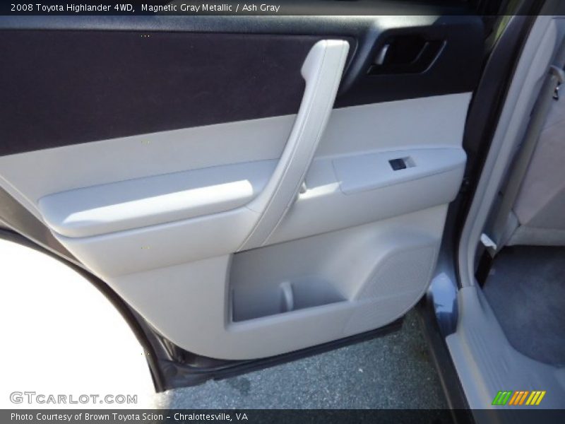 Magnetic Gray Metallic / Ash Gray 2008 Toyota Highlander 4WD