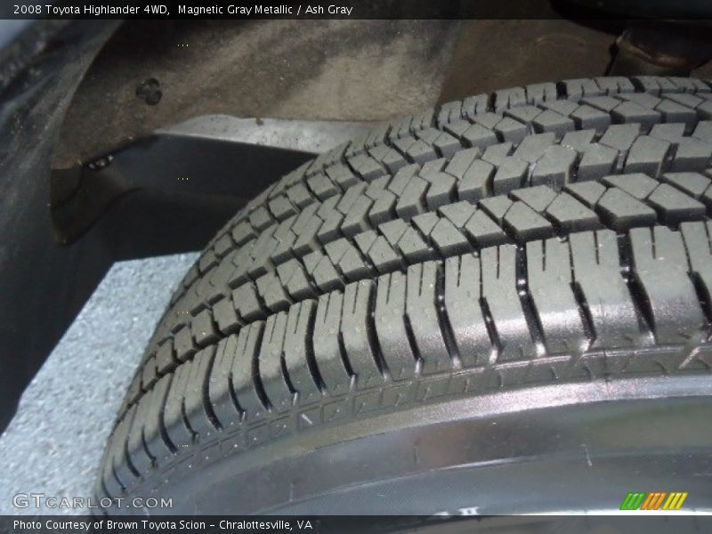 Magnetic Gray Metallic / Ash Gray 2008 Toyota Highlander 4WD