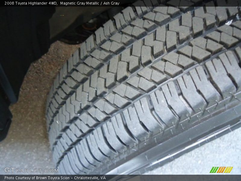 Magnetic Gray Metallic / Ash Gray 2008 Toyota Highlander 4WD