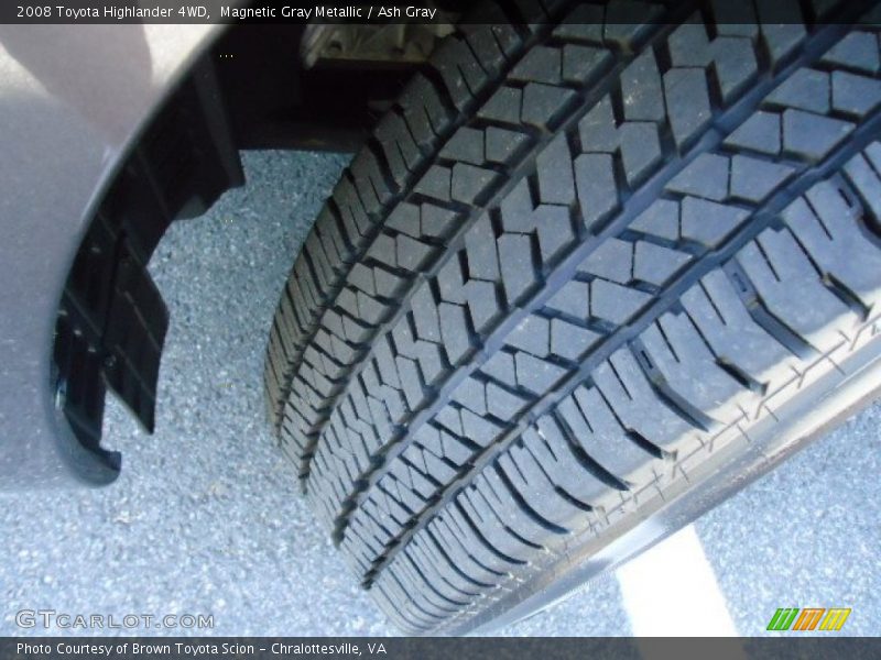 Magnetic Gray Metallic / Ash Gray 2008 Toyota Highlander 4WD