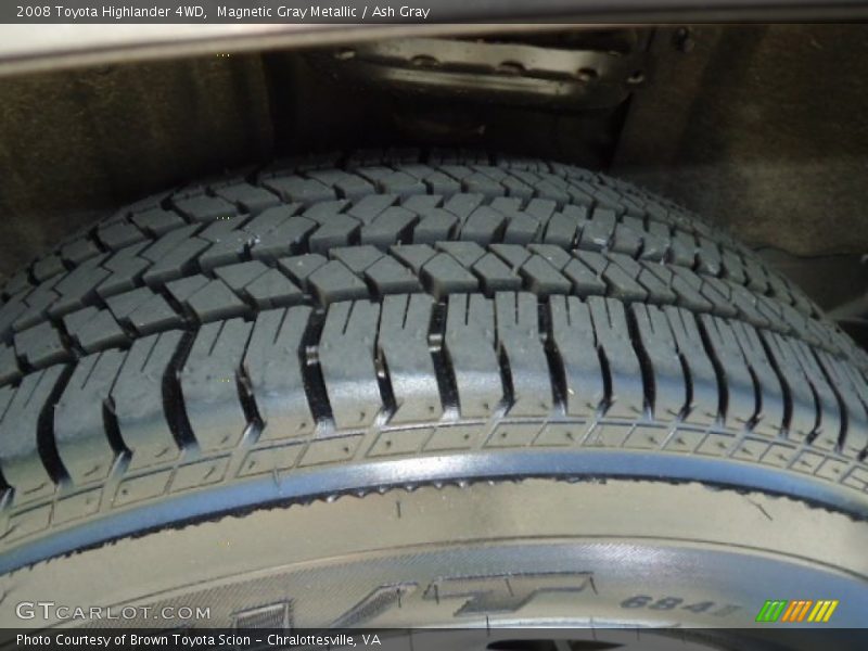 Magnetic Gray Metallic / Ash Gray 2008 Toyota Highlander 4WD