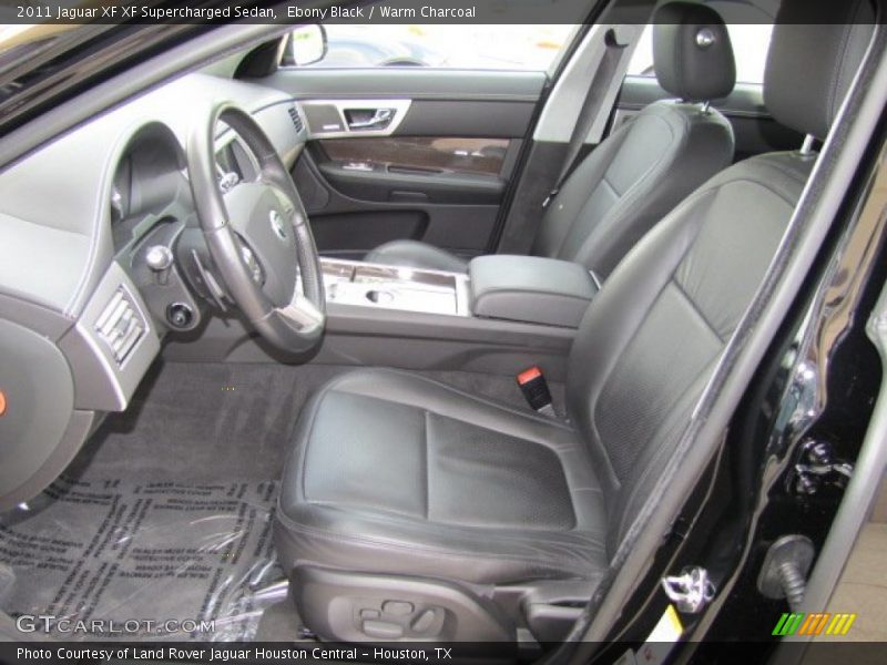 Ebony Black / Warm Charcoal 2011 Jaguar XF XF Supercharged Sedan