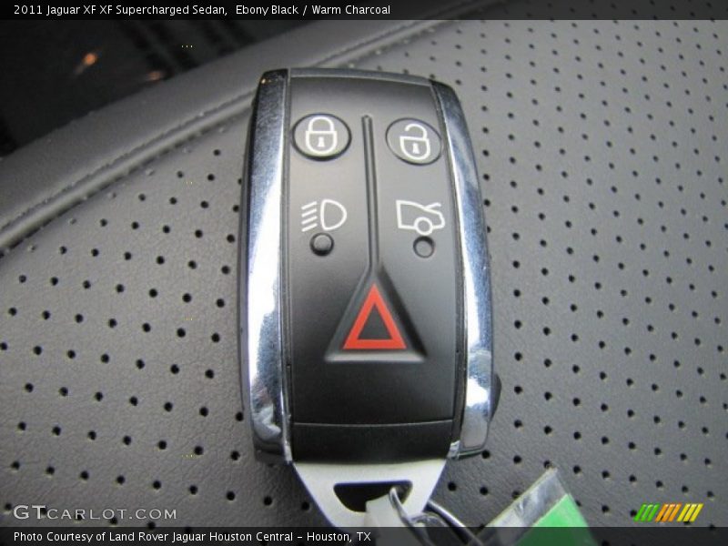 Ebony Black / Warm Charcoal 2011 Jaguar XF XF Supercharged Sedan