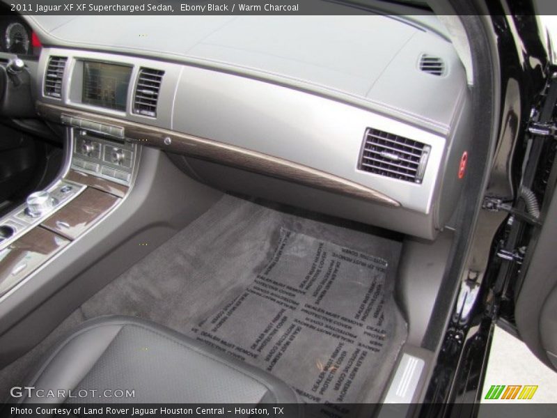 Ebony Black / Warm Charcoal 2011 Jaguar XF XF Supercharged Sedan