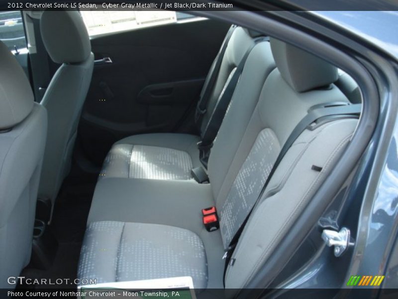 Cyber Gray Metallic / Jet Black/Dark Titanium 2012 Chevrolet Sonic LS Sedan