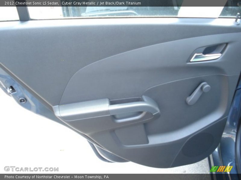 Cyber Gray Metallic / Jet Black/Dark Titanium 2012 Chevrolet Sonic LS Sedan