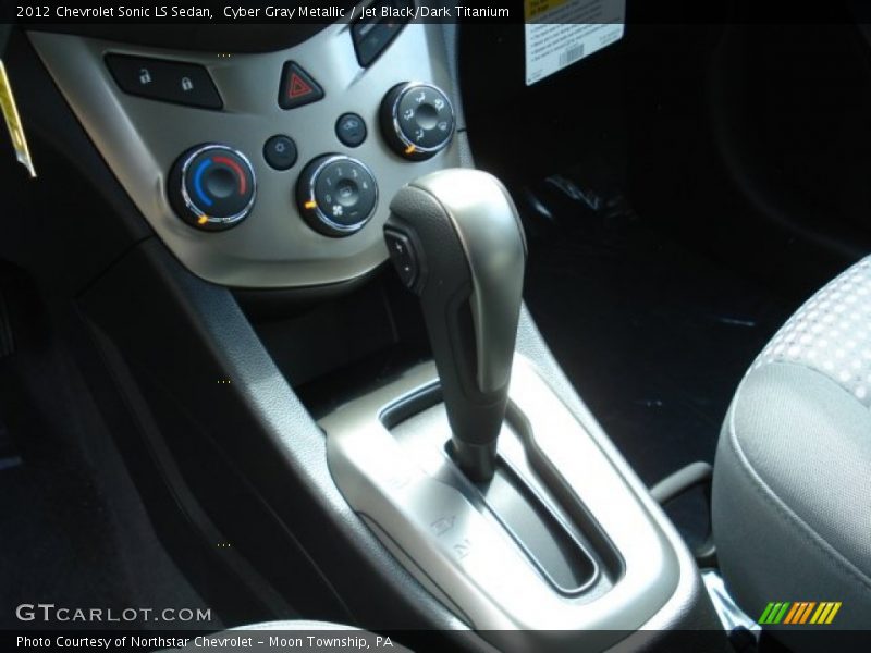 Cyber Gray Metallic / Jet Black/Dark Titanium 2012 Chevrolet Sonic LS Sedan