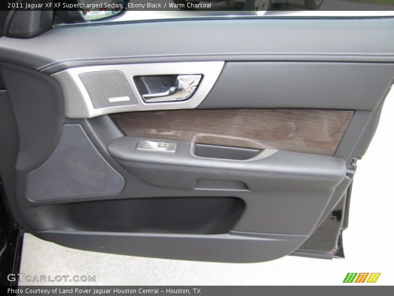 Ebony Black / Warm Charcoal 2011 Jaguar XF XF Supercharged Sedan