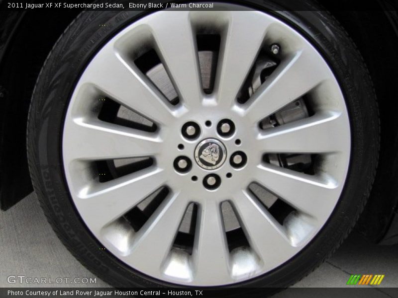 Ebony Black / Warm Charcoal 2011 Jaguar XF XF Supercharged Sedan