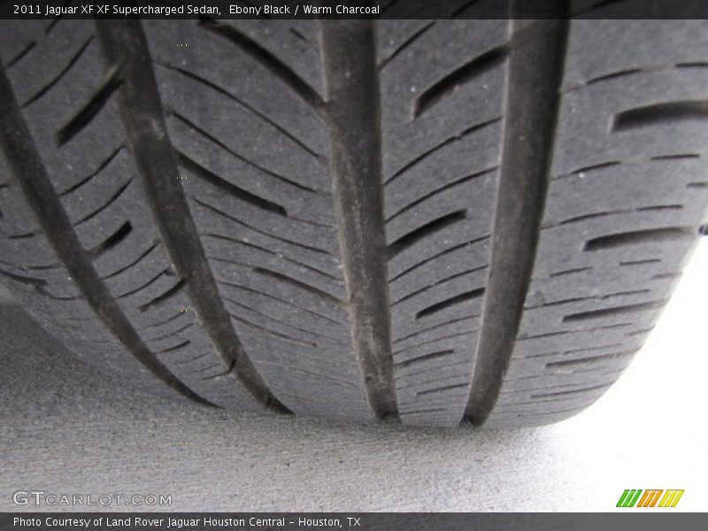 Ebony Black / Warm Charcoal 2011 Jaguar XF XF Supercharged Sedan