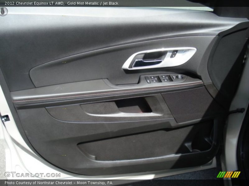 Gold Mist Metallic / Jet Black 2012 Chevrolet Equinox LT AWD