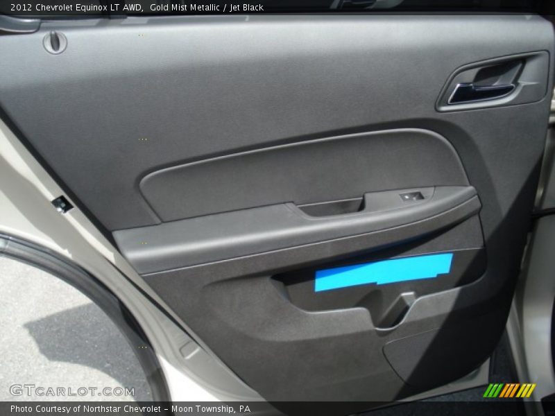 Gold Mist Metallic / Jet Black 2012 Chevrolet Equinox LT AWD