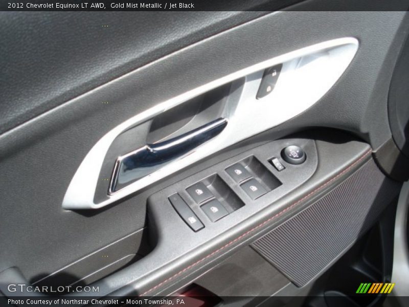 Gold Mist Metallic / Jet Black 2012 Chevrolet Equinox LT AWD