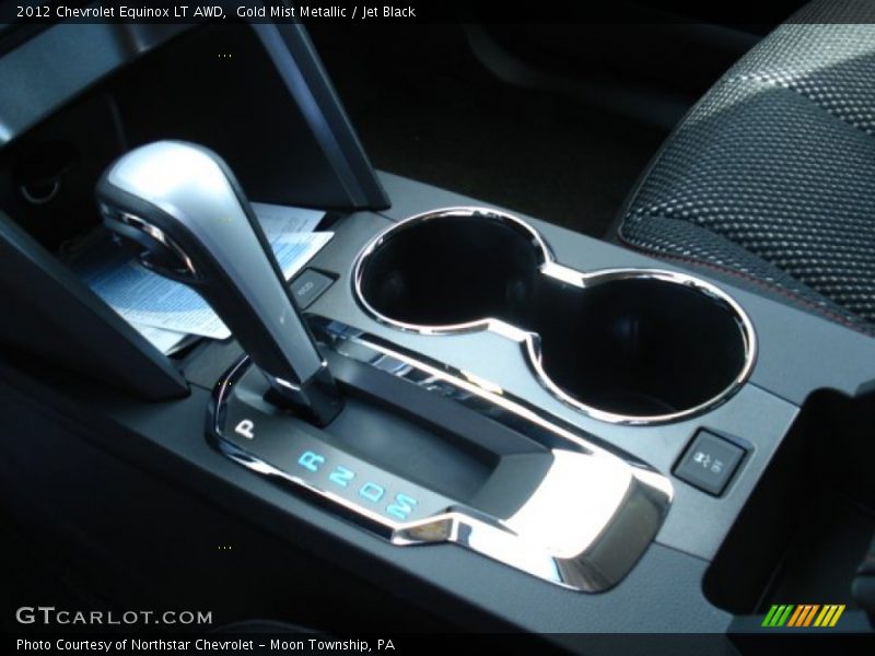 Gold Mist Metallic / Jet Black 2012 Chevrolet Equinox LT AWD