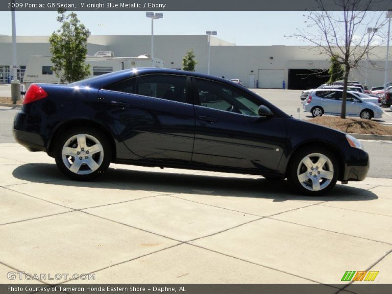 Midnight Blue Metallic / Ebony 2009 Pontiac G6 Sedan