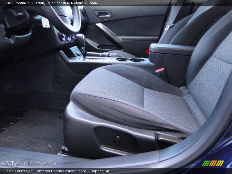 Midnight Blue Metallic / Ebony 2009 Pontiac G6 Sedan
