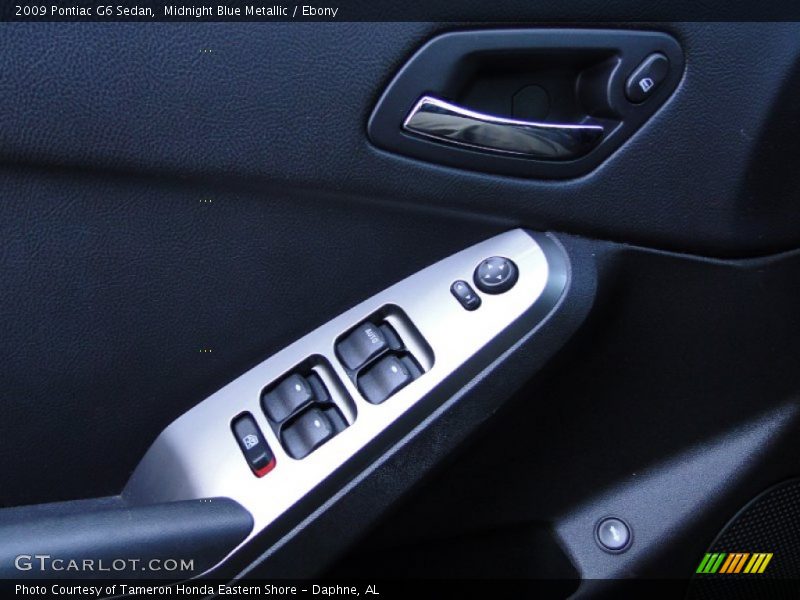 Midnight Blue Metallic / Ebony 2009 Pontiac G6 Sedan