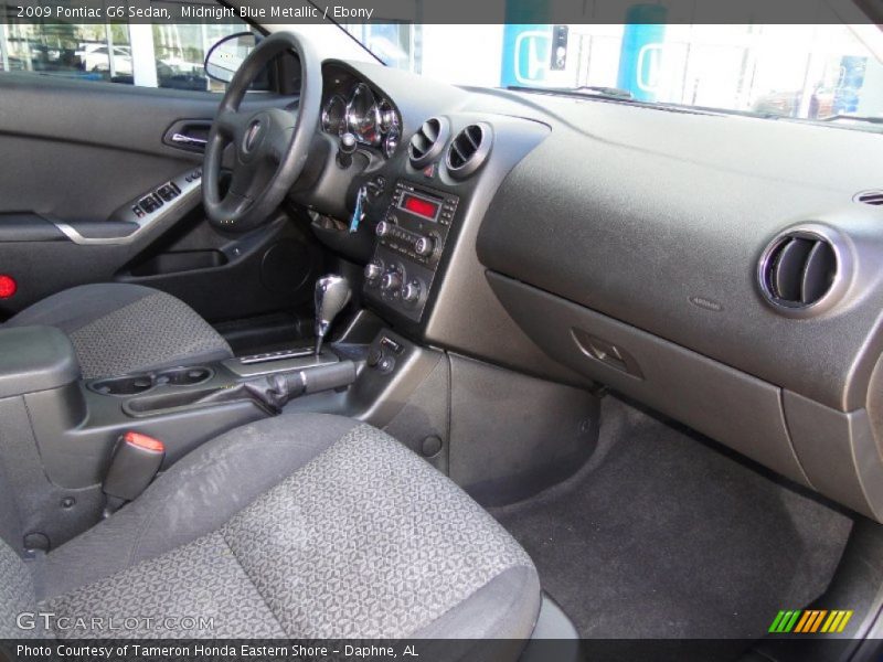 Midnight Blue Metallic / Ebony 2009 Pontiac G6 Sedan