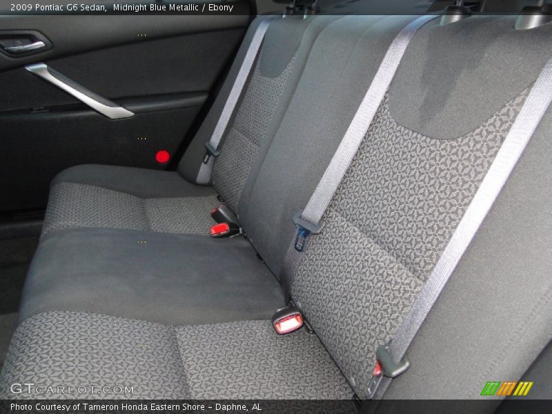 Midnight Blue Metallic / Ebony 2009 Pontiac G6 Sedan