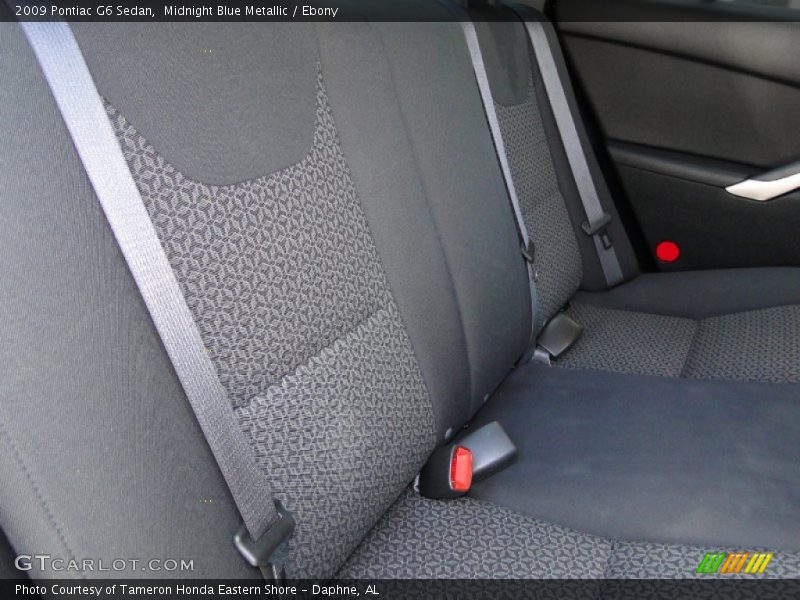 Midnight Blue Metallic / Ebony 2009 Pontiac G6 Sedan