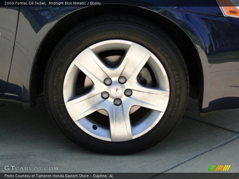Midnight Blue Metallic / Ebony 2009 Pontiac G6 Sedan