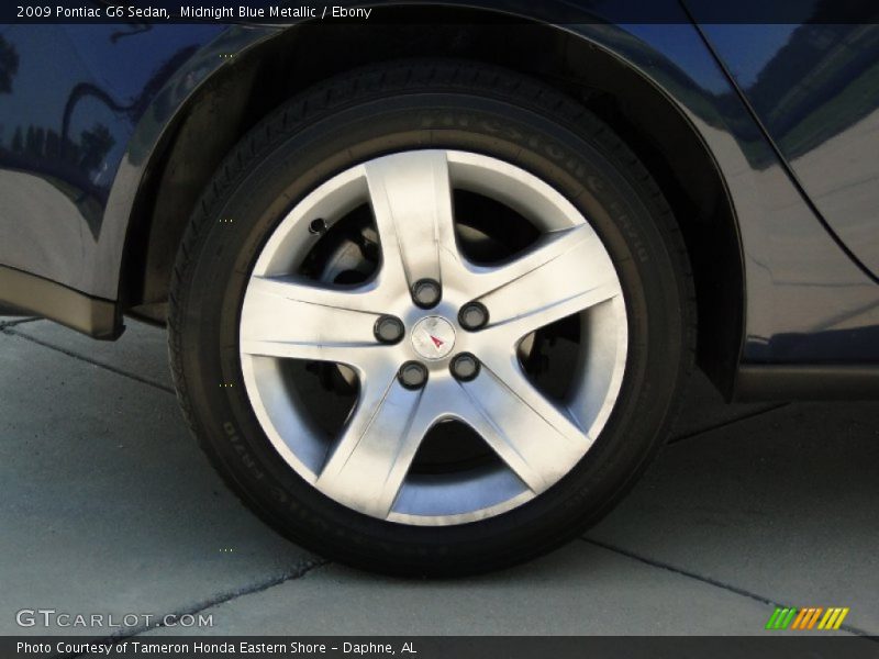 Midnight Blue Metallic / Ebony 2009 Pontiac G6 Sedan