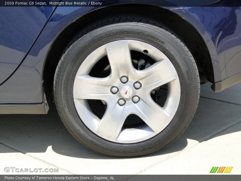 Midnight Blue Metallic / Ebony 2009 Pontiac G6 Sedan