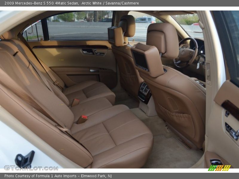 Arctic White / Savanna/Cashmere 2009 Mercedes-Benz S 550 4Matic Sedan