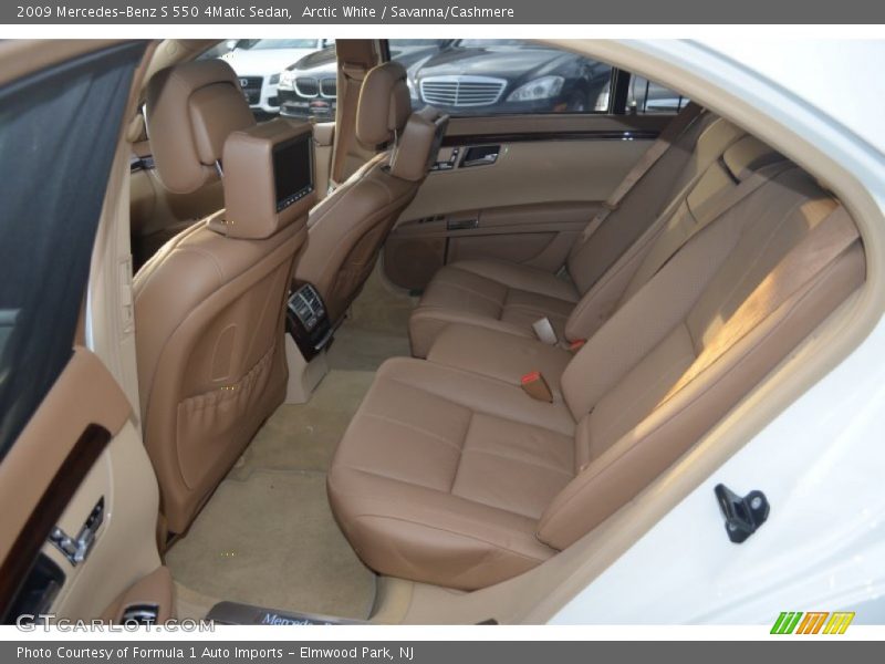 Arctic White / Savanna/Cashmere 2009 Mercedes-Benz S 550 4Matic Sedan