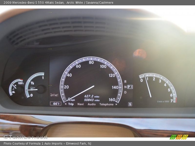Arctic White / Savanna/Cashmere 2009 Mercedes-Benz S 550 4Matic Sedan