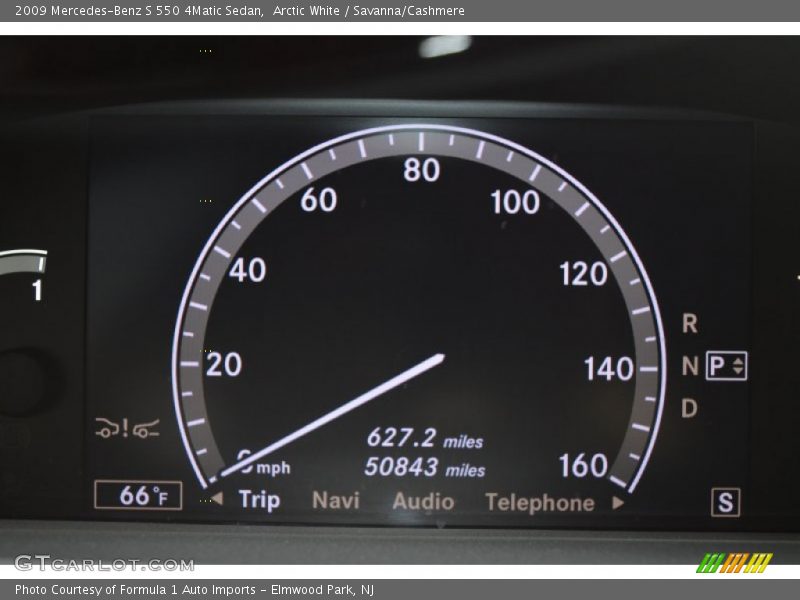 Arctic White / Savanna/Cashmere 2009 Mercedes-Benz S 550 4Matic Sedan