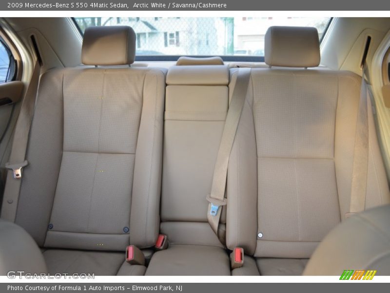 Arctic White / Savanna/Cashmere 2009 Mercedes-Benz S 550 4Matic Sedan