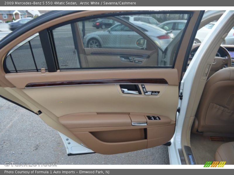 Arctic White / Savanna/Cashmere 2009 Mercedes-Benz S 550 4Matic Sedan