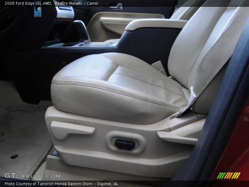 Redfire Metallic / Camel 2008 Ford Edge SEL AWD
