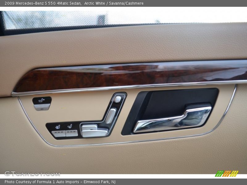 Arctic White / Savanna/Cashmere 2009 Mercedes-Benz S 550 4Matic Sedan