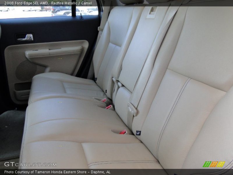 Redfire Metallic / Camel 2008 Ford Edge SEL AWD