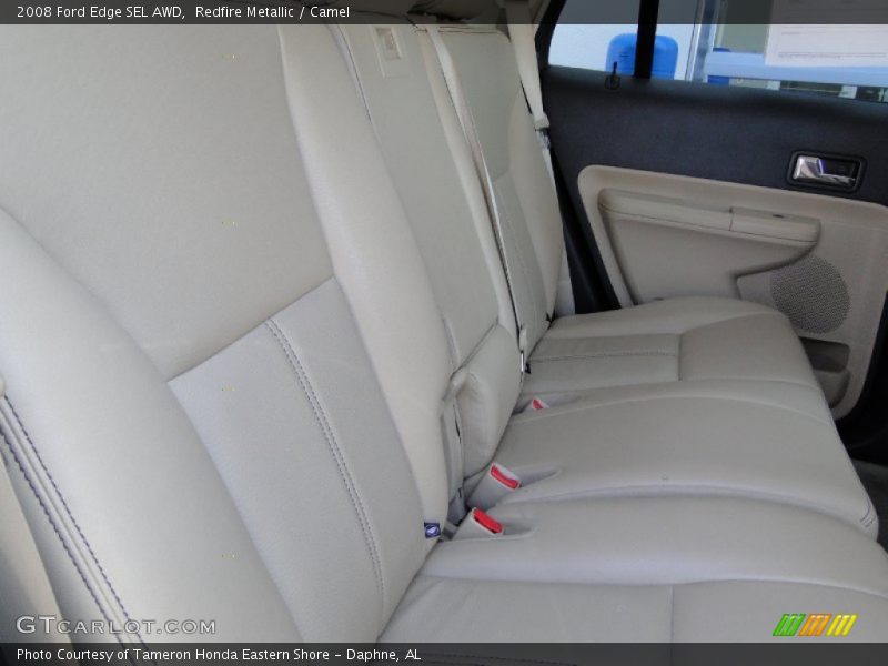 Redfire Metallic / Camel 2008 Ford Edge SEL AWD