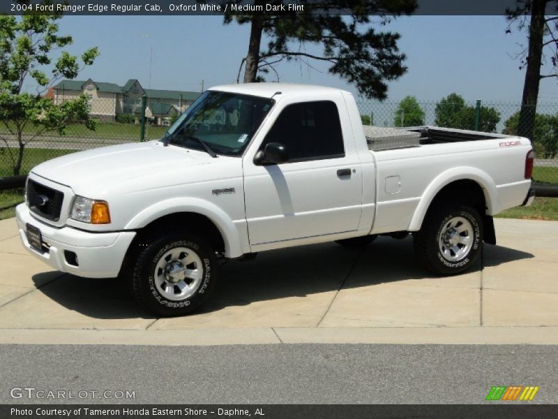 Oxford White / Medium Dark Flint 2004 Ford Ranger Edge Regular Cab