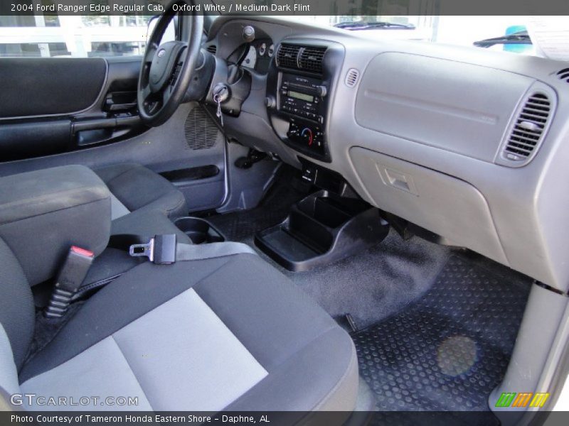 Oxford White / Medium Dark Flint 2004 Ford Ranger Edge Regular Cab