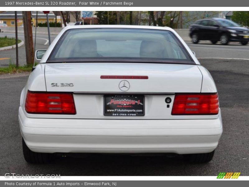 Polar White / Parchment Beige 1997 Mercedes-Benz SL 320 Roadster