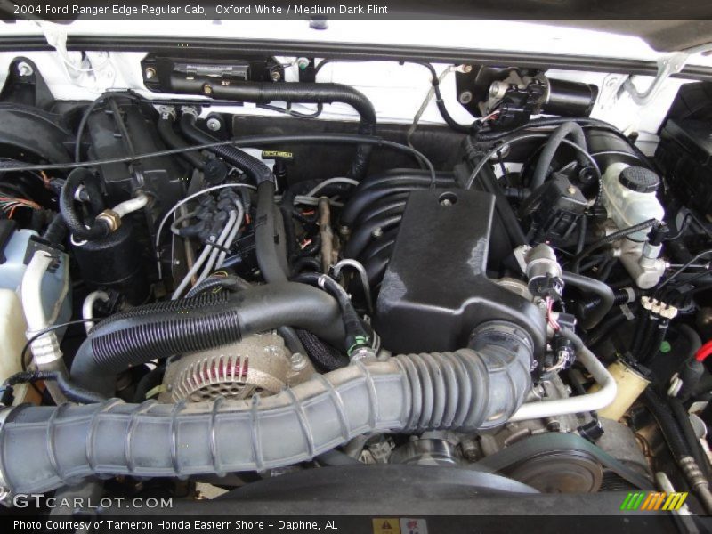 Oxford White / Medium Dark Flint 2004 Ford Ranger Edge Regular Cab