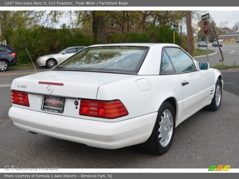 Polar White / Parchment Beige 1997 Mercedes-Benz SL 320 Roadster