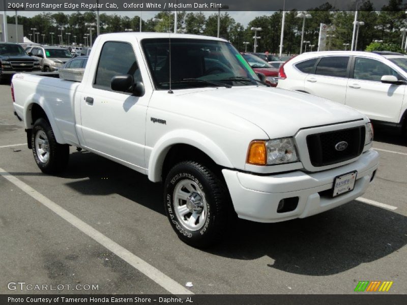 Oxford White / Medium Dark Flint 2004 Ford Ranger Edge Regular Cab