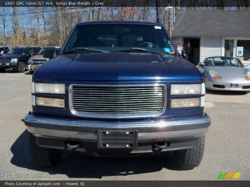 Indigo Blue Metallic / Gray 1997 GMC Yukon SLT 4x4