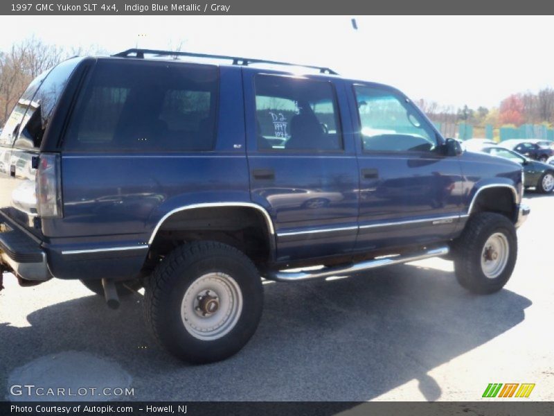 Indigo Blue Metallic / Gray 1997 GMC Yukon SLT 4x4